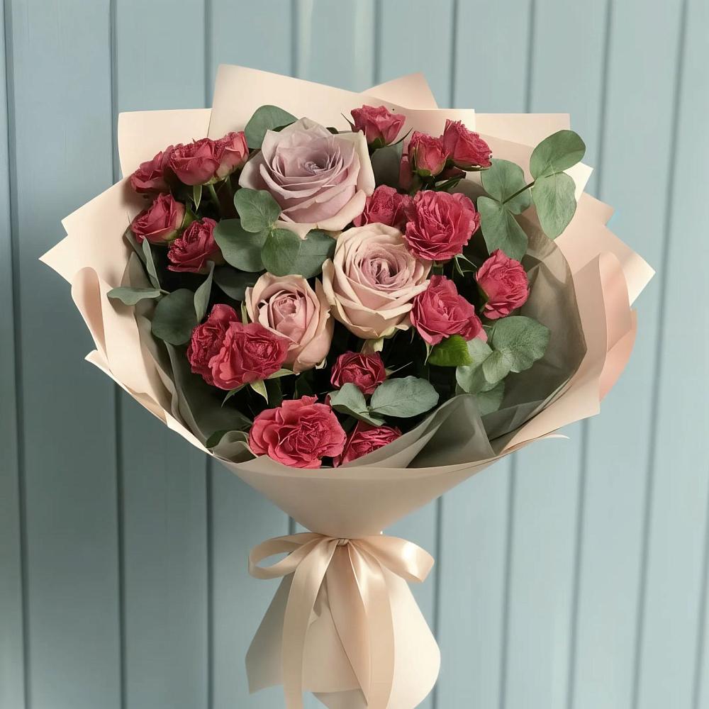 Букет цветов из: Гвоздики и Розы в Сызрани