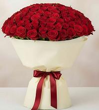 Букет 101 Красная роза Милано в Сызрани