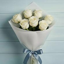 Букет 7 Белых роз Эдлесс Лав #REPLACE_PRED# Сызрани
