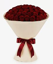 Букет 101 Бордовая роза Блэк Бакарра в Сызрани