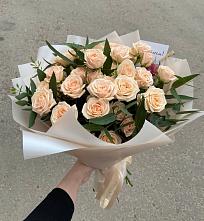 Букет Кремовые розы Латте в Сызрани