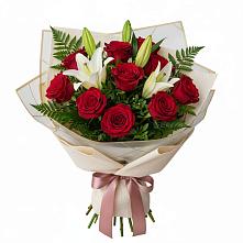 Букет цветов из:  Лилии и Розы в Сызрани