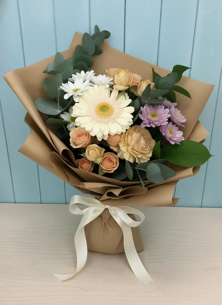 Букет цветов из: Герберы и Хризантемы в Сызрани