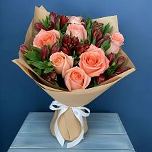 Букет цветов из:  Розы и Альстромерии #REPLACE_PRED# Сызрани
