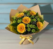 Букет цветов из:  Герберы и Хризантемы #REPLACE_PRED# Сызрани