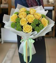 Букет цветов из:  Хризантемы и Розы в Сызрани