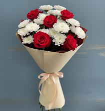 Букет цветов из:  Розы и Хризантемы в Сызрани