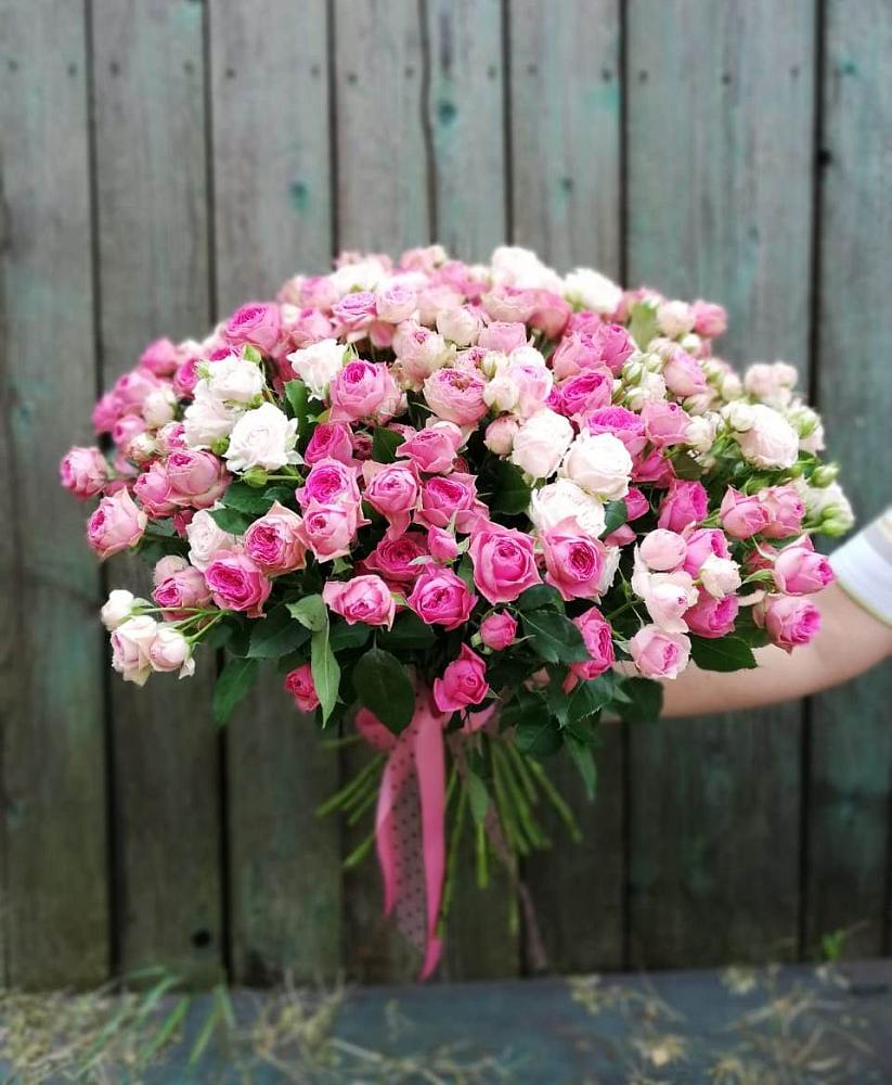 Букет Розовые кустовые розы Натали и Лав Лидия в Сызрани