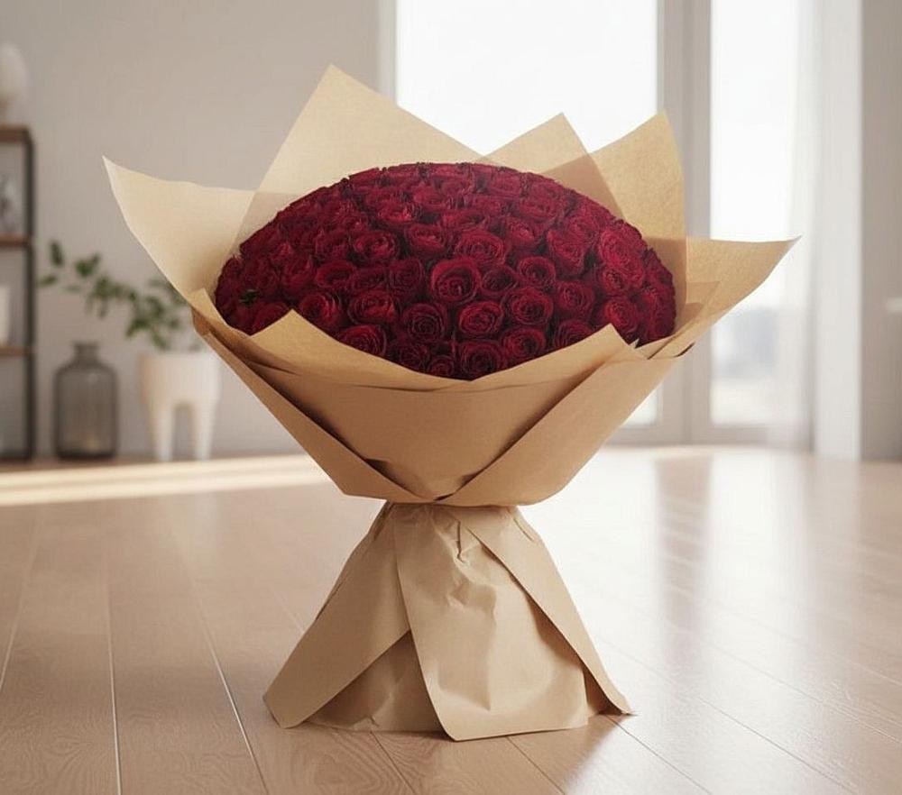 Букет 101 Красная роза в Сызрани