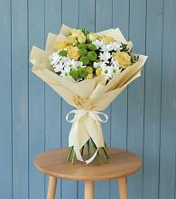 Букет цветов из:  Хризантемы и Розы #REPLACE_PRED# Сызрани