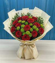 Букет цветов из:  Розы и Хризантемы в Сызрани