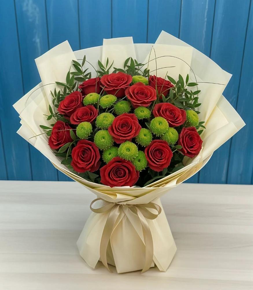 Букет цветов из: Розы и Хризантемы в Сызрани