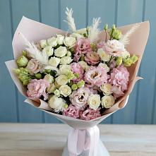 Букет цветов из:  Альстромерии и Розы в Сызрани
